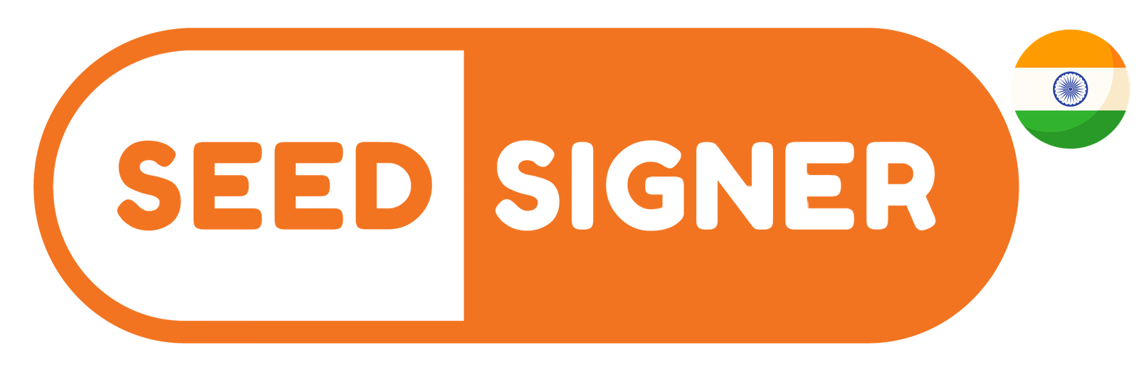 Seedsigner bitcoin hardware wallet india logo